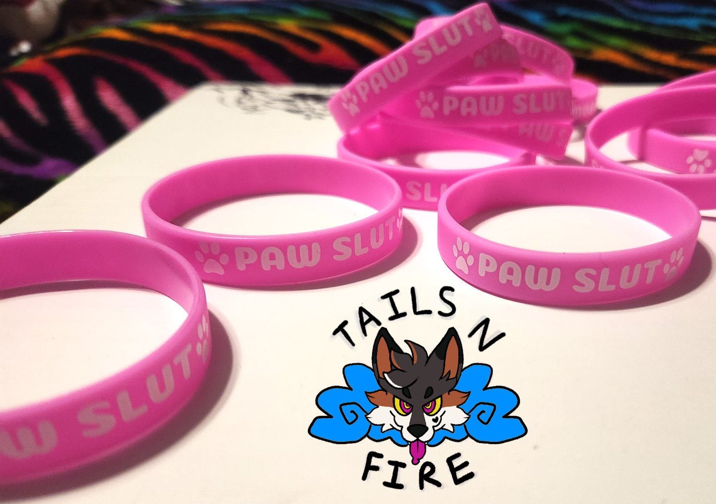 PAW SLUT Rubber Wristband